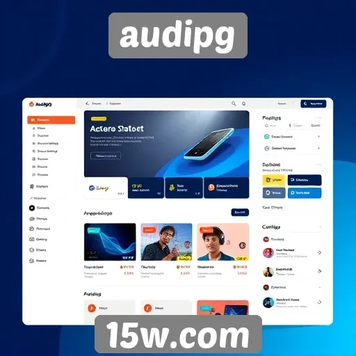 Análise da interface do usuário do site Audipg