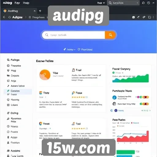 Recursos e funcionalidades do site audipg analisados