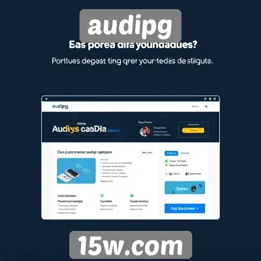 Facilidades de navegação no site audipg