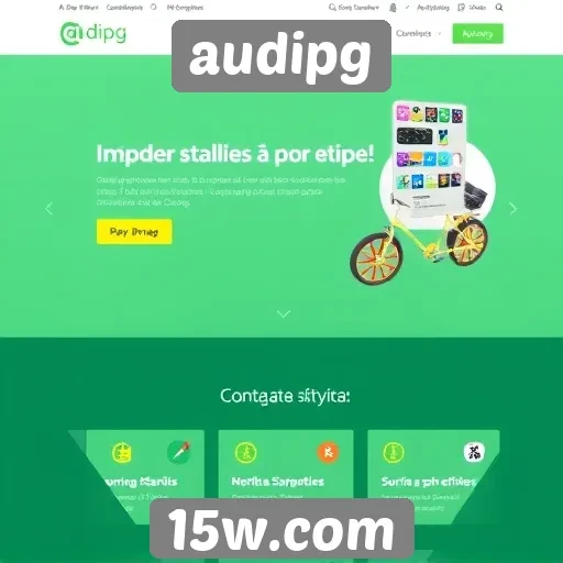 novidades no design do site audipg atraem usuários